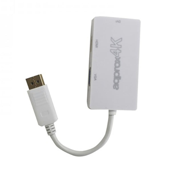 DisplayPort -Adapter mit HDMI Abres! AISCCI0302 APPEC37 DVI VGA White