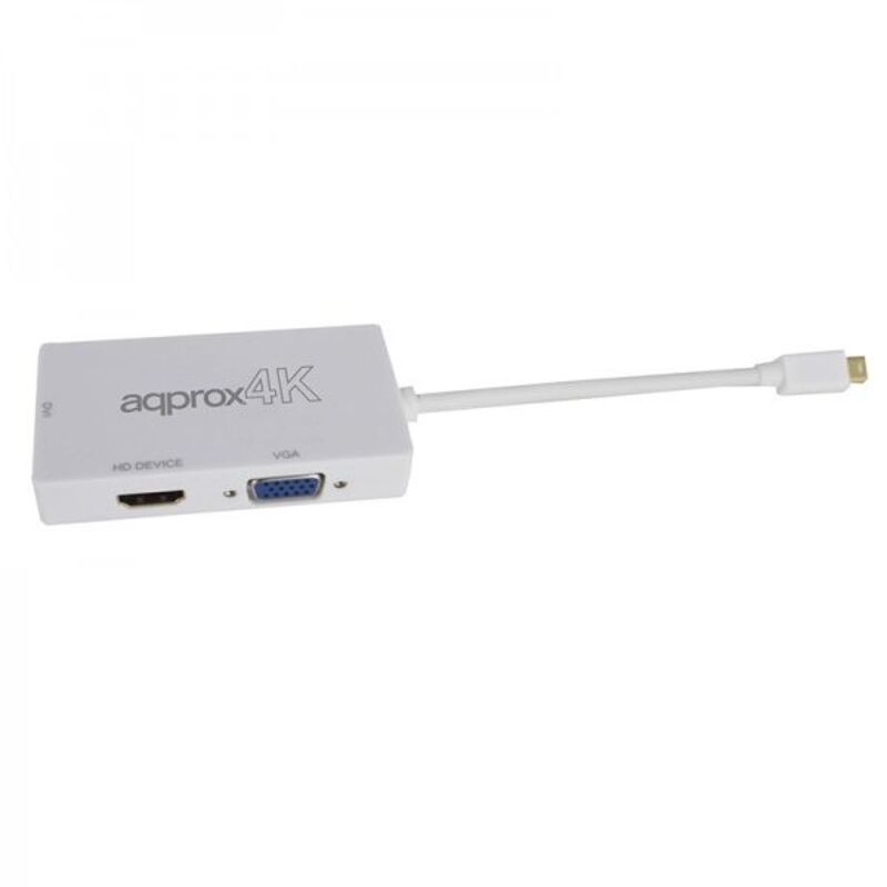 DisplayPort -Adapter mit HDMI Abres! AISCCI0302 APPEC37 DVI VGA White