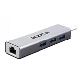 Netzwerkadapter ca.! APPC07GHUB LAN 10/100/1000 USB 3.0 Grau