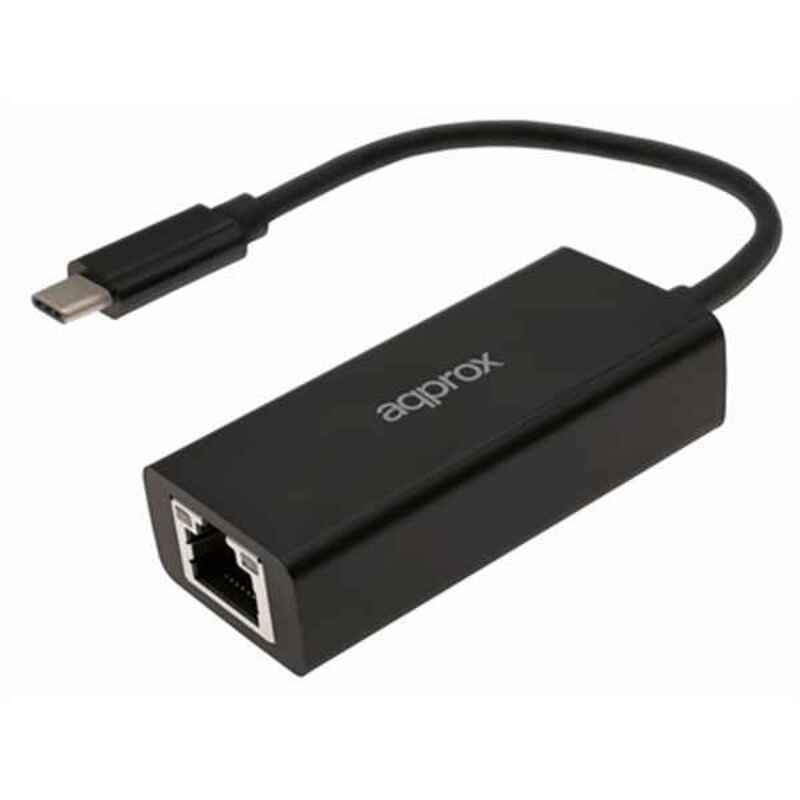 Adattatore di Rete approx! APPC43 USB C Gigabit Ethernet Nero