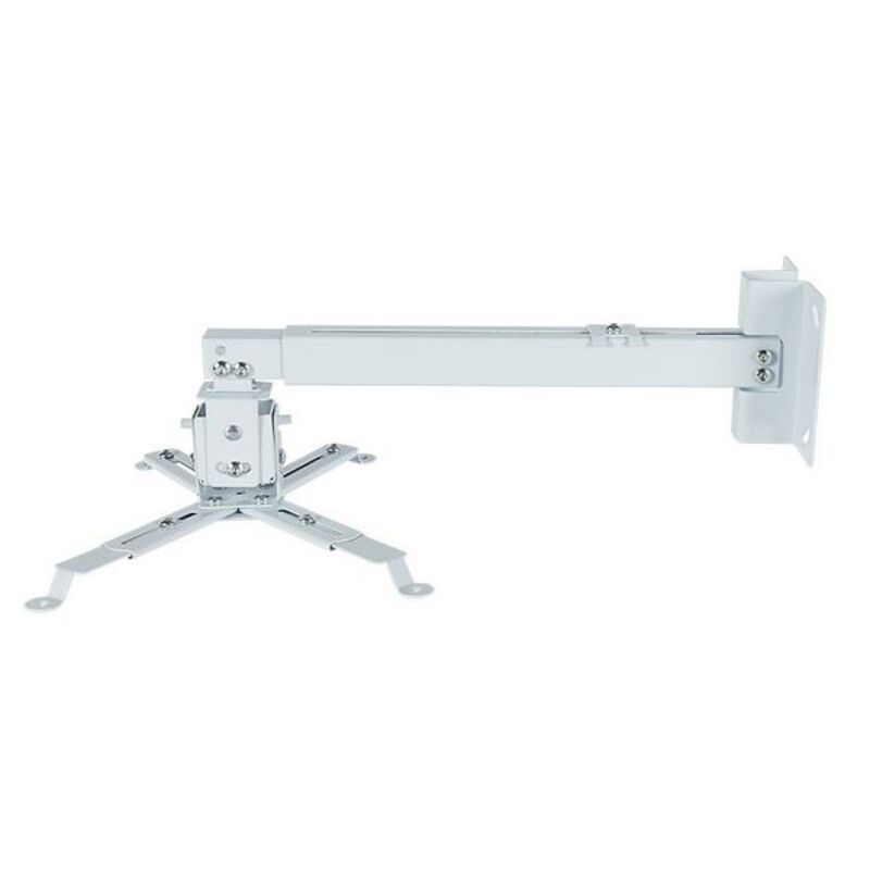 Supporto da Soffitto Inclinabile e Girevole per Proiettore iggual STP02-S IGG314579 -22,5 - 22,5° -15 - 15° Alluminio Bianco