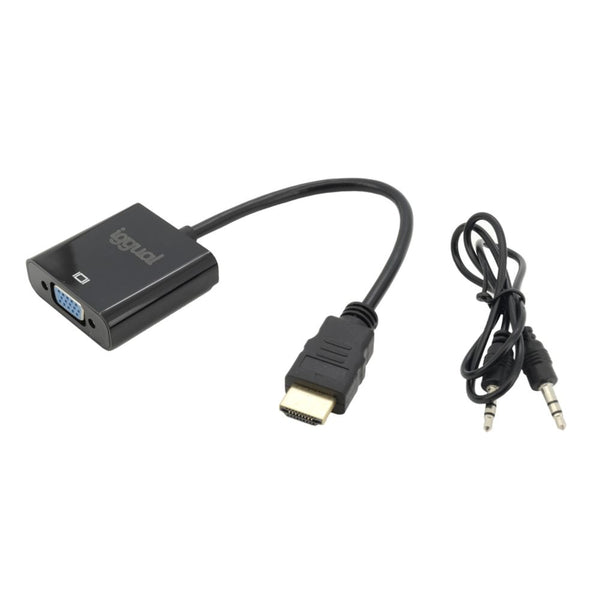 Cavo HDMI iggual IGG317303 WUXGA Nero