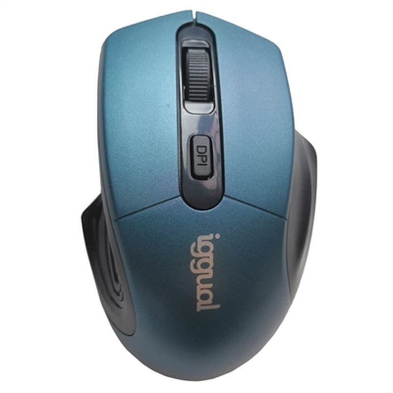 Ratón iggual ERGONOMIC-L 1600 dpi Azul