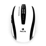 Mouse Ottico Wireless NGS White Flea Advanced 800/1600 dpi Bianco/Nero