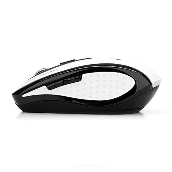 Mouse Ottico Wireless NGS White Flea Advanced 800/1600 dpi Bianco/Nero