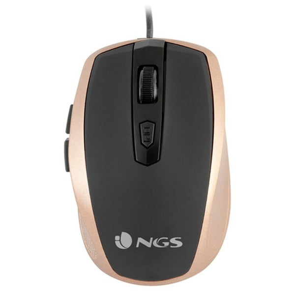 Mouse Ottico Mouse Ottico NGS Tick Gold TICKGOLD USB Dorato 1600 dpi