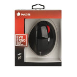 Mouse senza Fili NGS EVOERGO Plug and play Nero