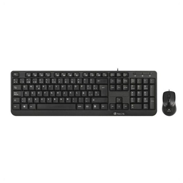 Kit de cacao NGS de clavier et de souris (2 pc) noir