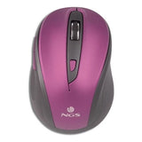 Mouse senza Fili NGS EVOMUTEPURPLE Plug and play Viola