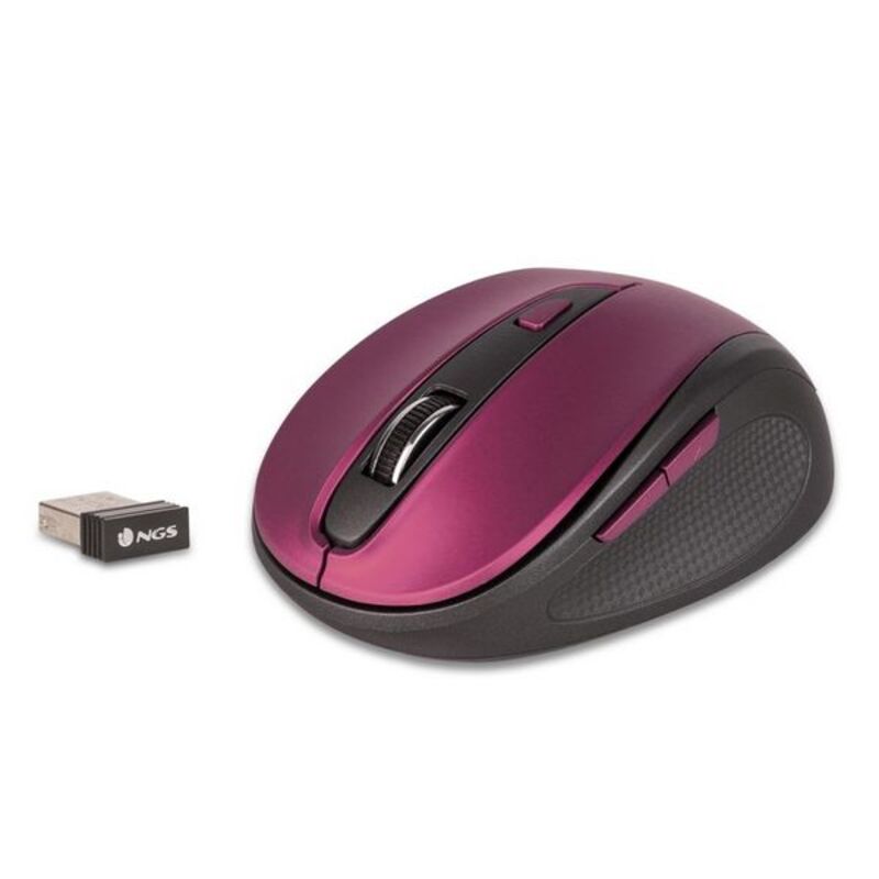 Mouse senza Fili NGS EVOMUTEPURPLE Plug and play Viola