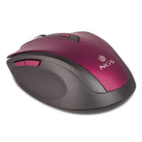 Mouse senza Fili NGS EVOMUTEPURPLE Plug and play Viola