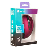 Mouse senza Fili NGS EVOMUTEPURPLE Plug and play Viola