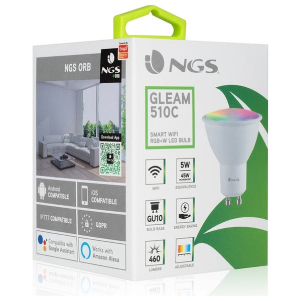 Bombilla Inteligente NGS Gleam510C RGB LED GU10 5W