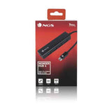 Hub USB 4 Porte NGS WONDERHUB4 5 Gbps Nero