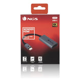 USB C -Adapter mit HDMI NGS Wonderhdmi Gray 4K Ultra HD