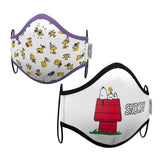 Masque en tissu réutilisable hygiénique Snoopy Adult (2 UDS)