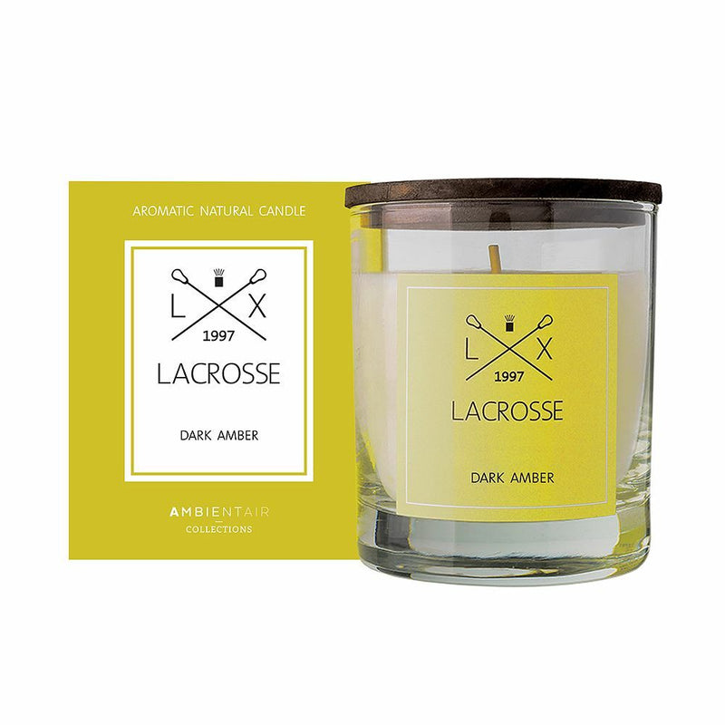 Candela Profumata Ambientair Lacrosse Dark Amber 24 h (200 g)