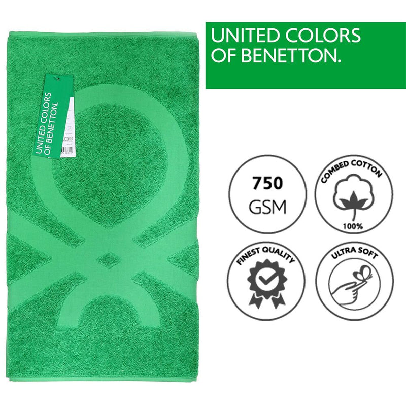 Tappeto da bagno Benetton BE219 Verde (50 x 80 cm) - zannishop