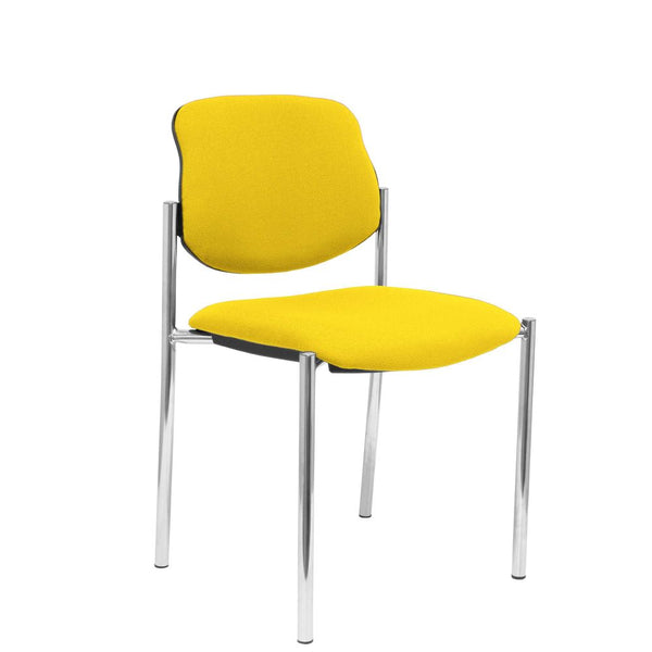 Villalgordo Reception Chair P & C Bali100 Yellow Eco -Leder