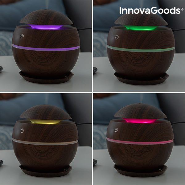 Mini Umidificatore Diffusore di Aromi Dark Walnut InnovaGoods