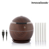 Mini Umidificatore Diffusore di Aromi Dark Walnut InnovaGoods