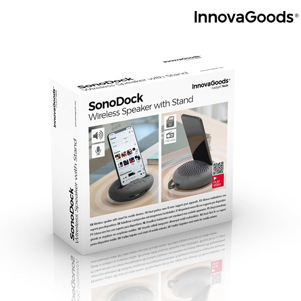 Funklautsprecher mit Halterung für Geräte Sonodock InnovaGoods