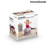 Gym Ball con Anello di Stabilità e Fasce di Resistenza Ashtanball InnovaGoods