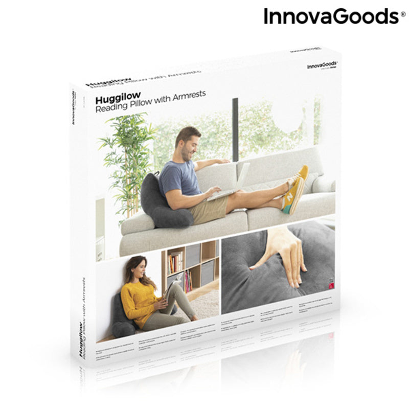 Almohada de Lectura con Apoyabrazos Huggilow InnovaGoods