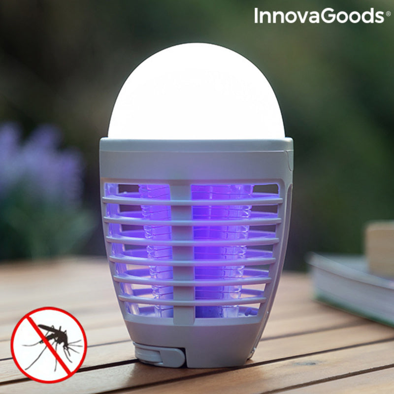 Lámpara Antimosquitos Recargable con LED 2 en 1 KL Bulb InnovaGoods