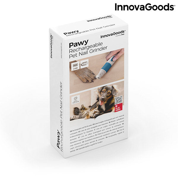 Lima per Unghie Ricaricabile per Animali Domestici Pawy InnovaGoods