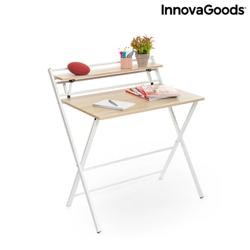 Escritorio plegable con estante de innovragoods de tablezy