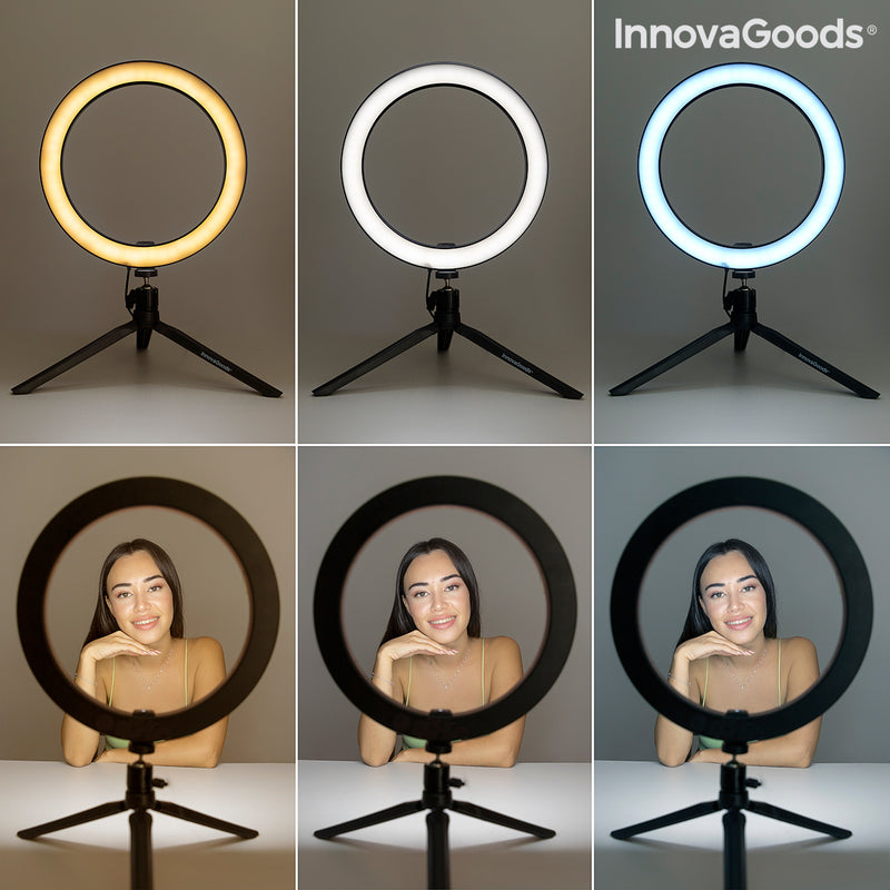 Ring Light con Treppiede e Telecomando Youaro InnovaGoods