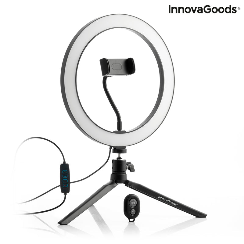 Ring Light con Treppiede e Telecomando Youaro InnovaGoods