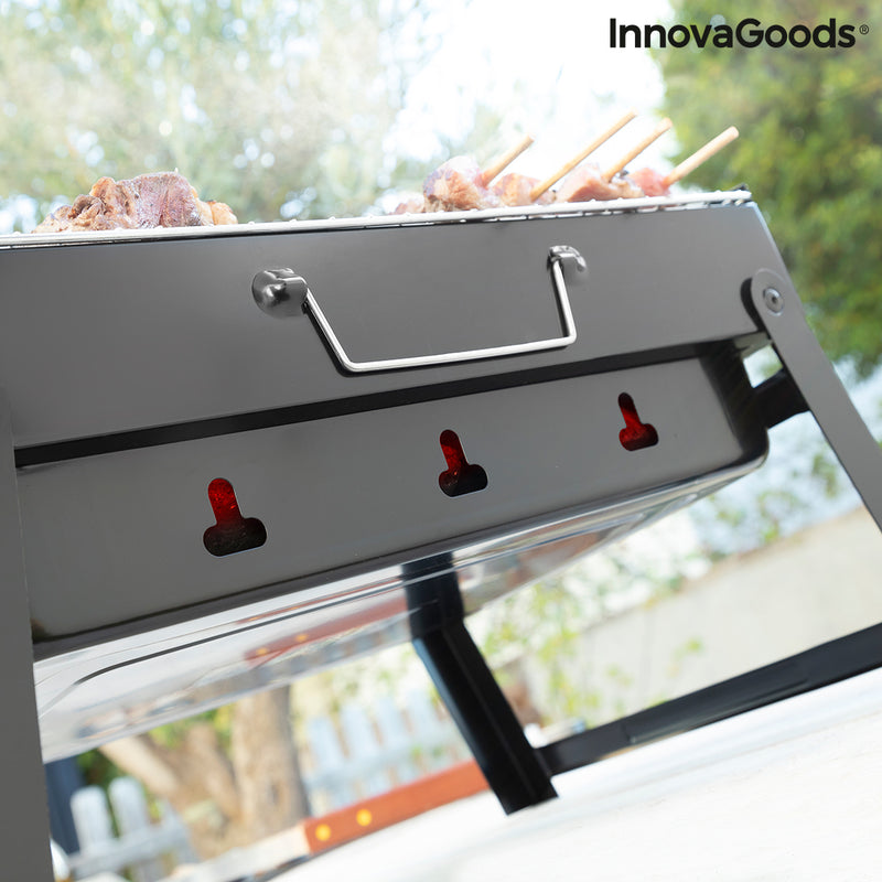 Barbacoa Plegable Portátil para Carbón BearBQ InnovaGoods