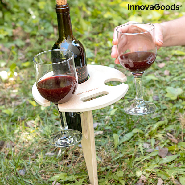 Winnek Innovagoods Winnek Outdoor Wine Table pliage et vin portable