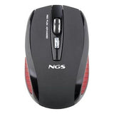 NGS sans fil Flea Advanced 800/1600 DPI Rosso