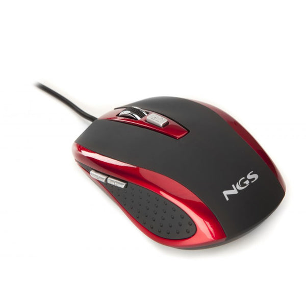 Ratón Óptico NGS RED TICK 1000 dpi