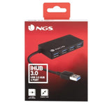 Hub USB NGS IHUB3.0 480 Mbps Nero