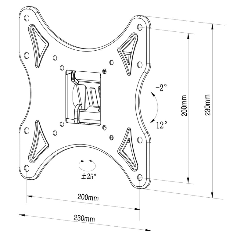 Supporto TV TM Electron 26"-40" 25 kg