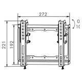 TM Electron TV prend en charge 20 kg 17 "-42"