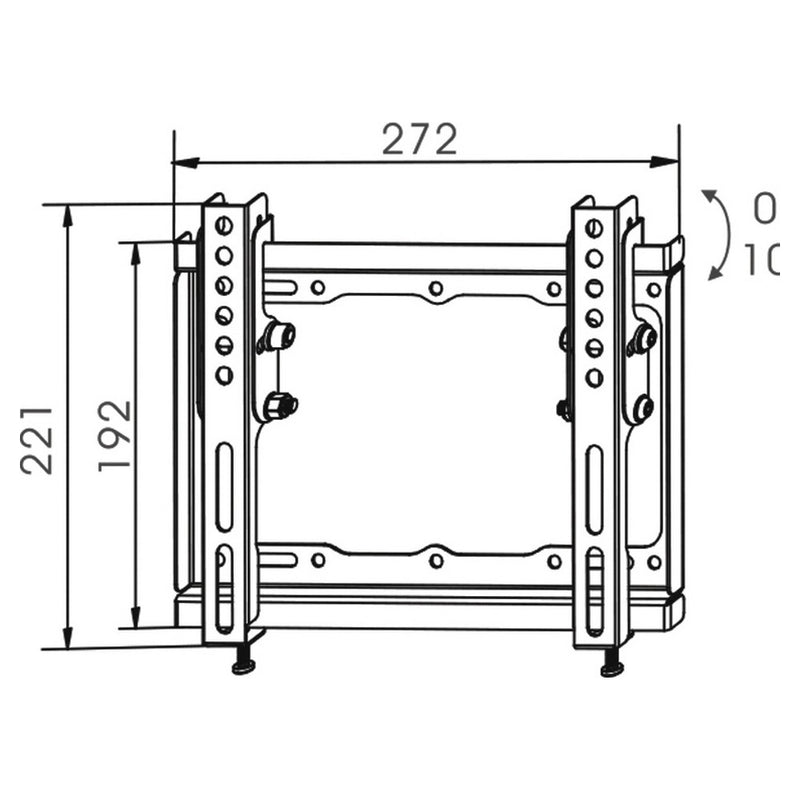 TM Electron TV prend en charge 20 kg 17 "-42"