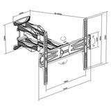 TM Electron TV prend en charge 30 kg 32 "-60"