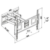 Supporto TV TM Electron 32"-65" 60 Kg