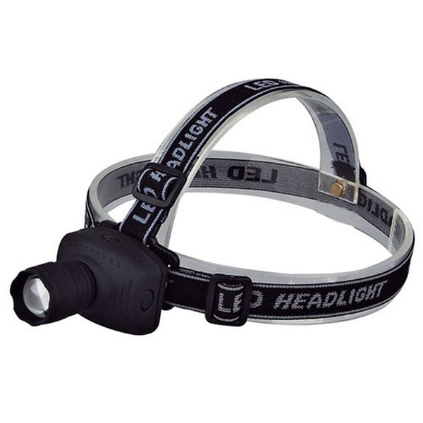 Torcia Frontale LED TM Electron Zoom Nero 3W