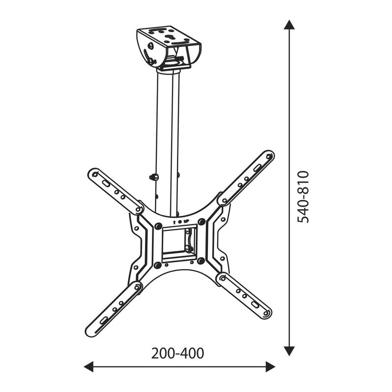 TM Electron TV Support 30 kg 26-55 "