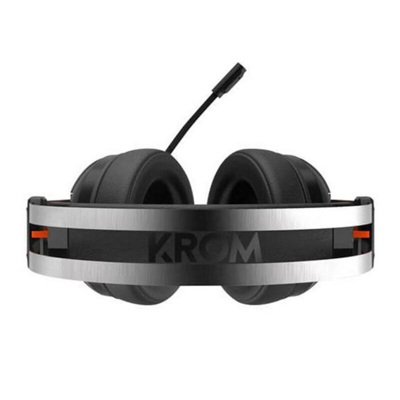 Auricolari con Microfono Gaming Krom KODE Nero/Arancione