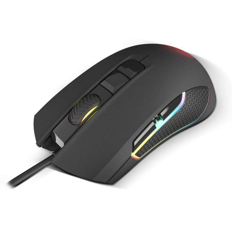 Souris de jeu avec Kom Kolt 4000 DPI LED Black