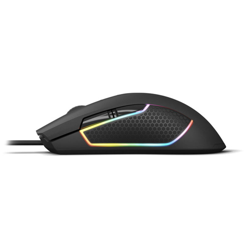 Souris de jeu avec Kom Kolt 4000 DPI LED Black