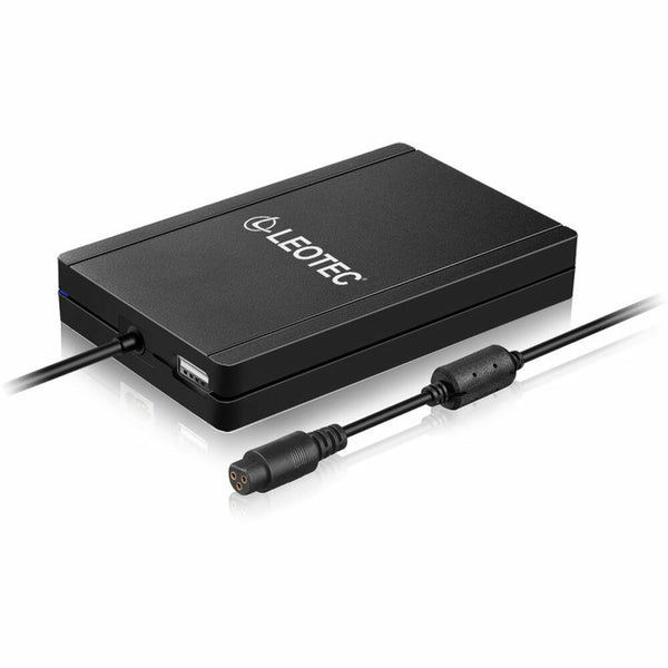 Charger d'ordinateur portable leotec noir universel 90 W