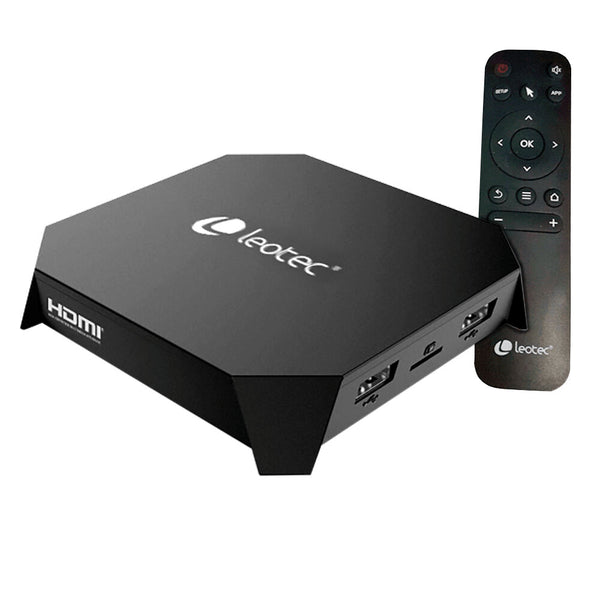 Lecteur de télévision Leotec Q4K216 16 Go 2 Go Ram 4k Ultra HD Android 7.1